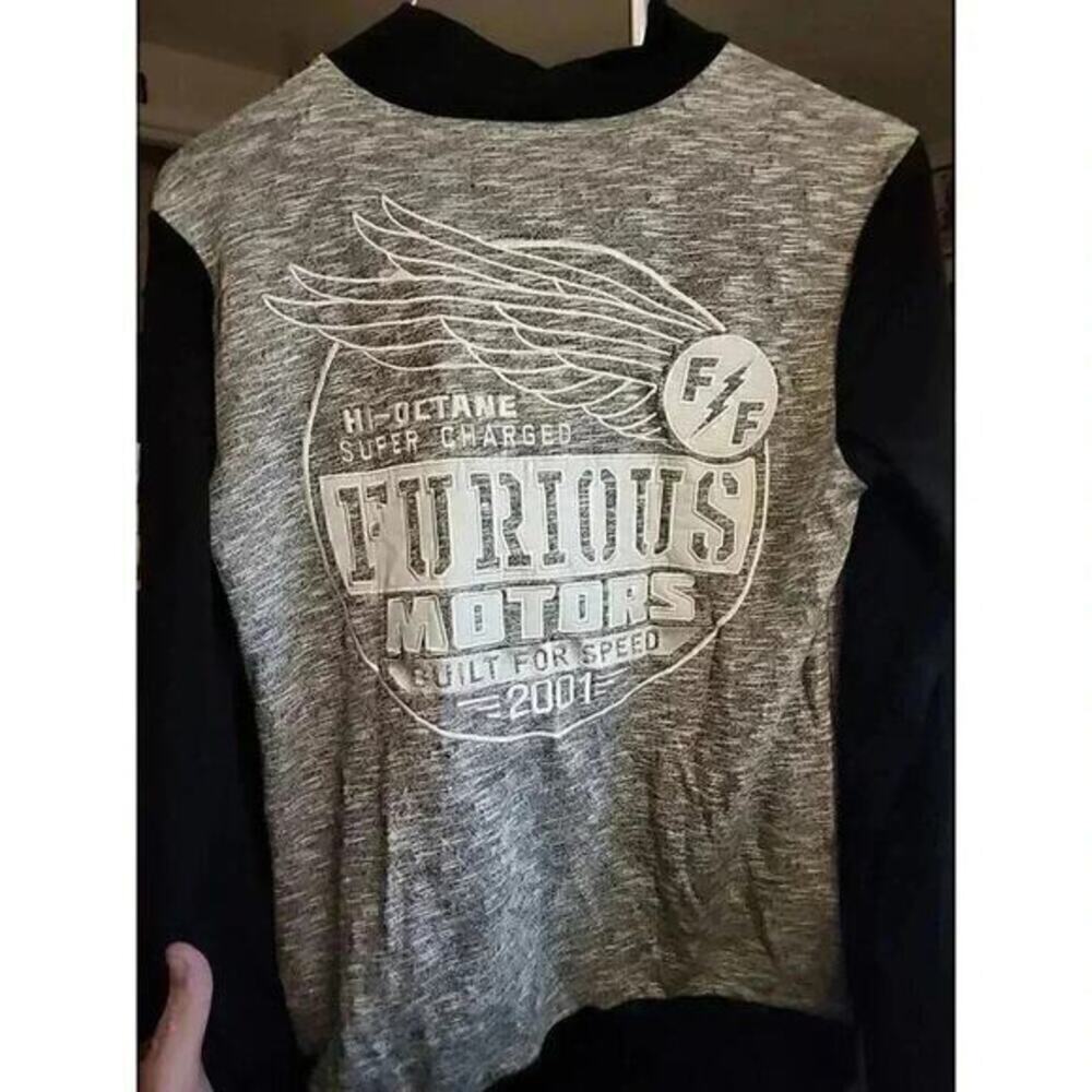 Fast & Furious By Affliction‎ Long Sleeve Full Zip Up Jacket Coat Sz S CR4 Nice